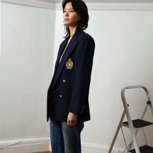 ⚜ Vintage Ralph Lauren Crest Navy Jacket ⚜